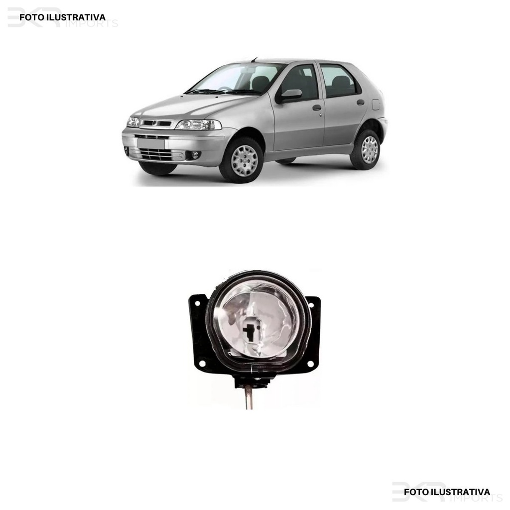 Farol Milha Palio Siena G4 El Elx 2008 2009 2010 2011 12 em Oferta na Shopee