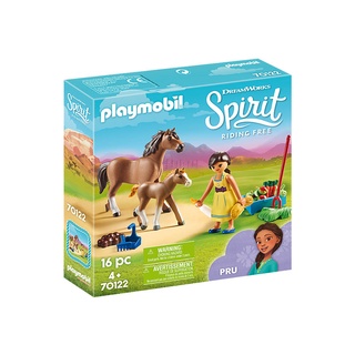 Playmobil - Pru Com Cavalo E Potro