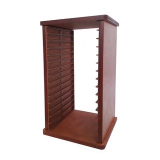 Porta CD de Madeira para 15 CDs