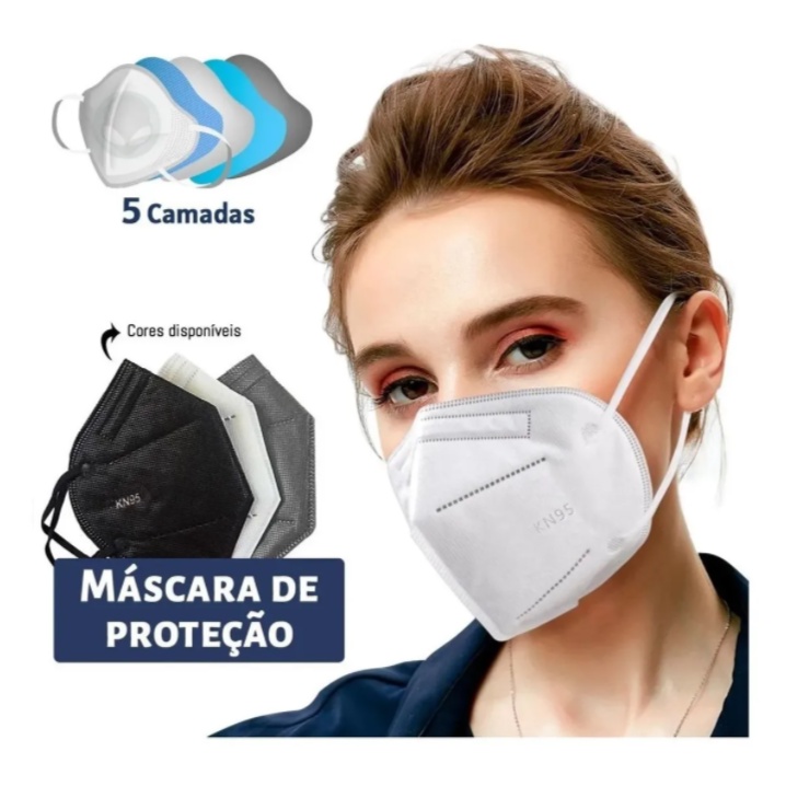 Kit 30 Mascara Kn95 Adulto 5 Camadas N95 Pff2 Proteção Respiratoria Pronta Entrega Shopee Brasil 3910