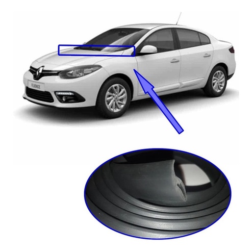 Borracha De Acabamento Churrasqueira Renault Fluence