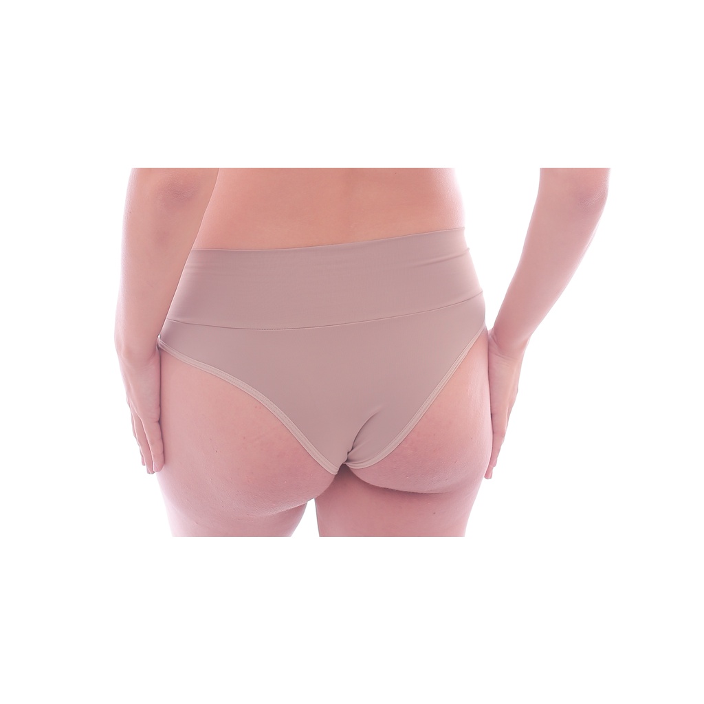 Calcinha Conforto Gestante Pós Parto Chocolate Bela Mama ®