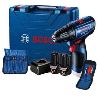 Parafusadeira GSR 120-LI Bosch Furadeira 12V com Brocas e Bits 2 Baterias Carregador e Maleta em Oferta na Shopee