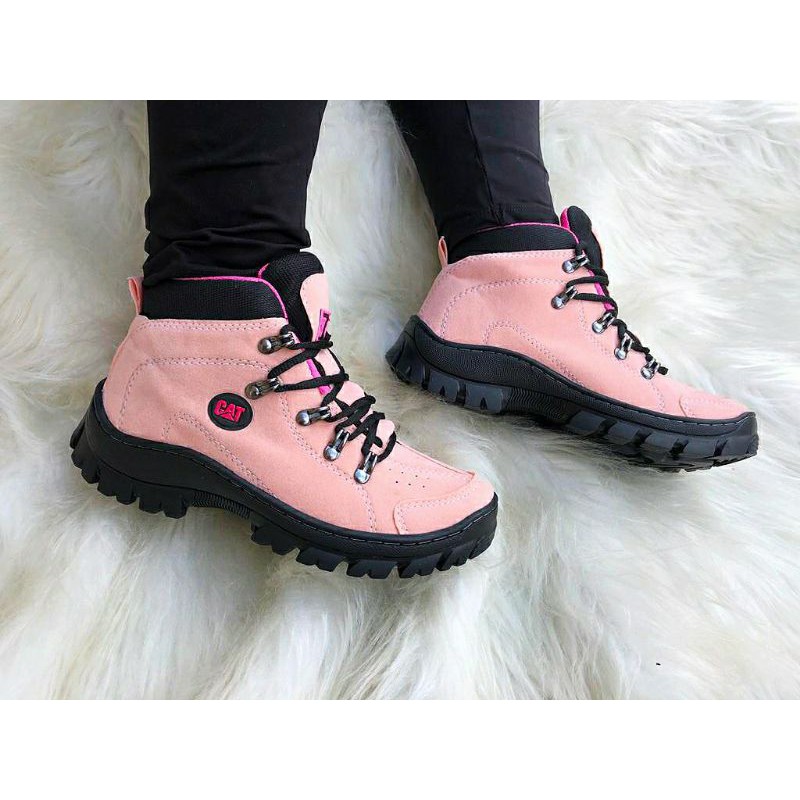 Bota Caterpillar Feminina Caminhada Academia Adventure Trabalho Promoção  Tênis