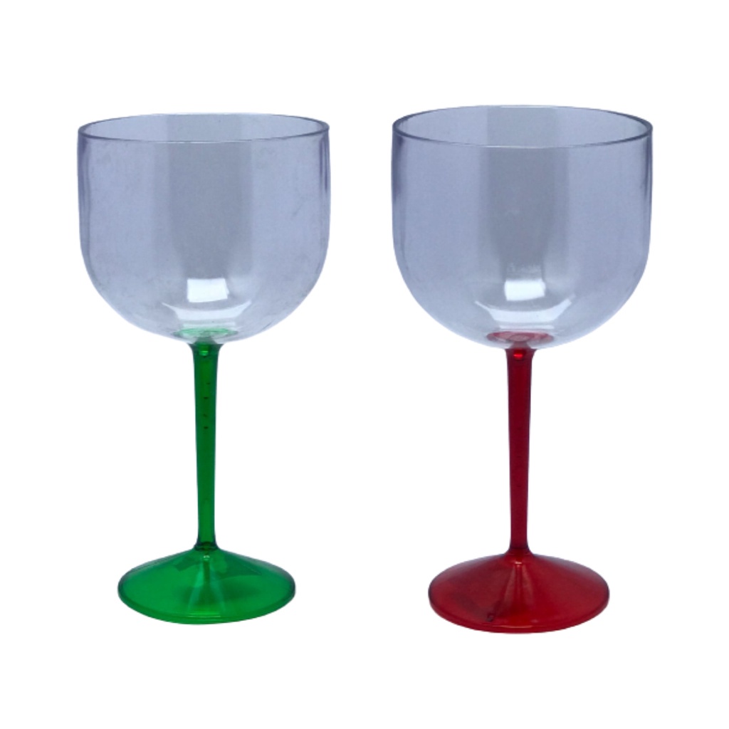 Taça Gin Cristal Colorida 600ml Aniversários Casamentos Festa Copo 15 18 Anos Piscina