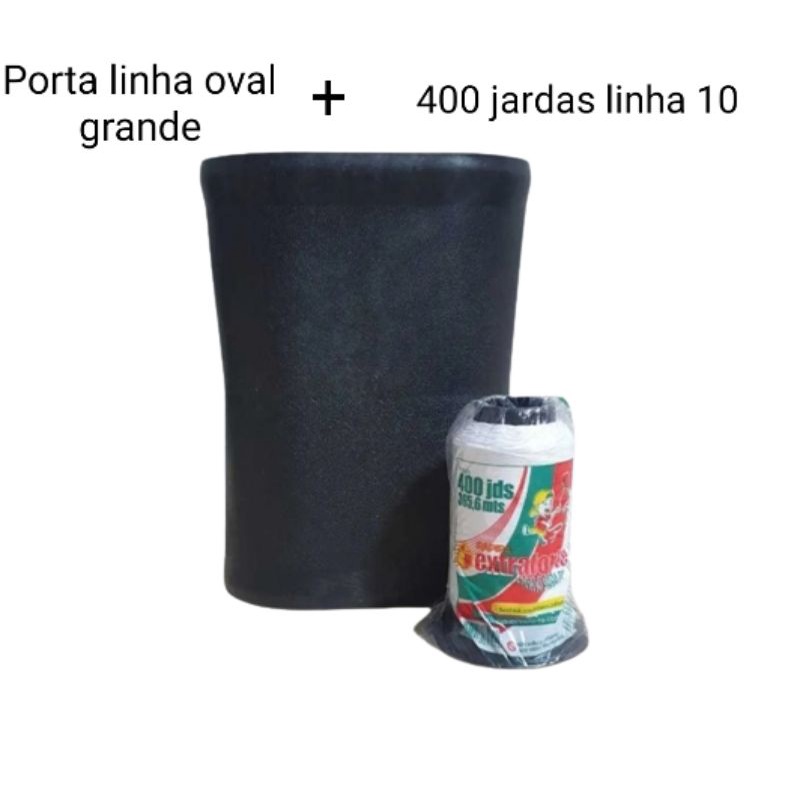 Linha 10 para Pipa 400 Jardas com Porta linha oval grande