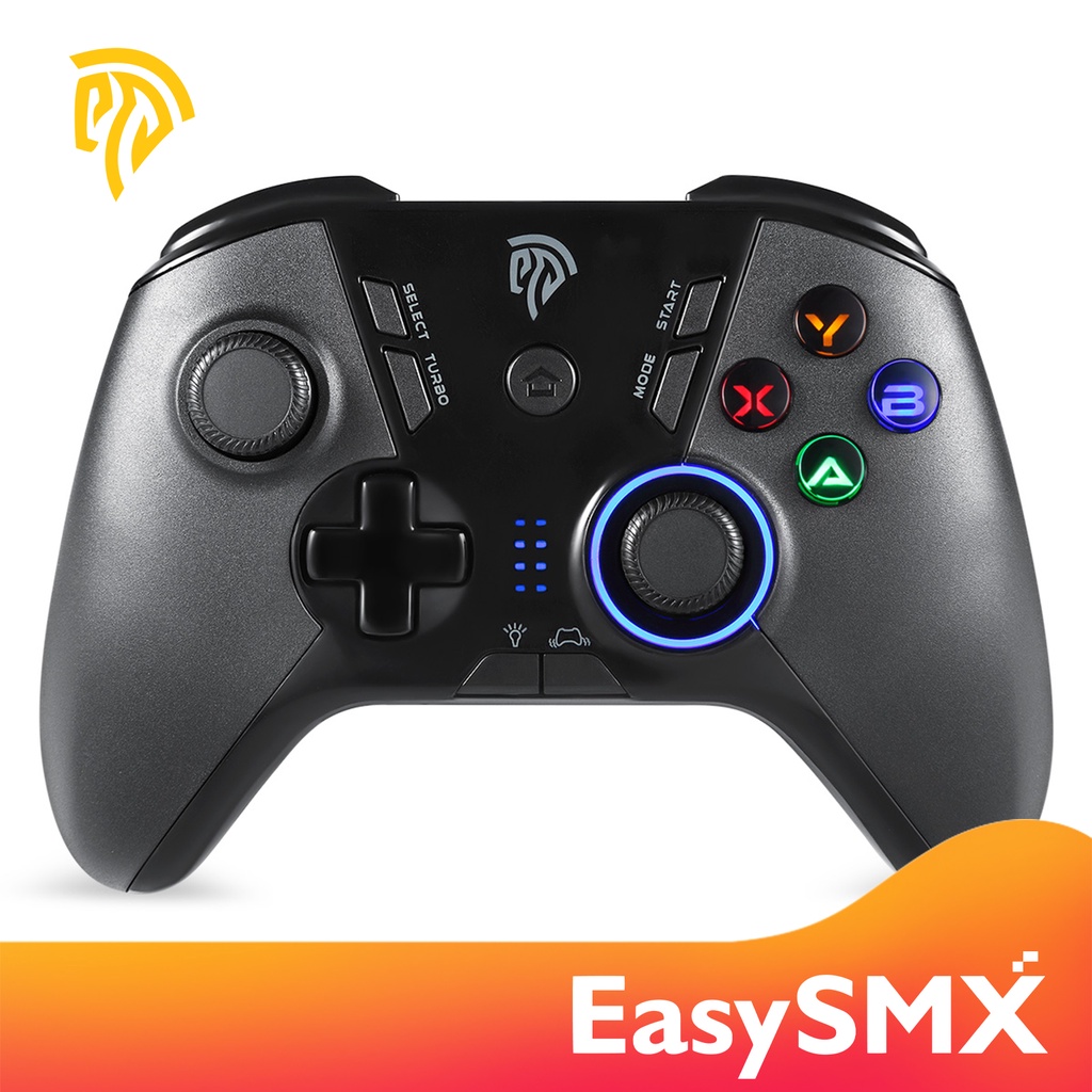 Controle De Jogos Sem Fio Pc / Ps3 Esm-9110 Para Windows 7 8 10, Joystick Gamepad Recarregável Dual Shock