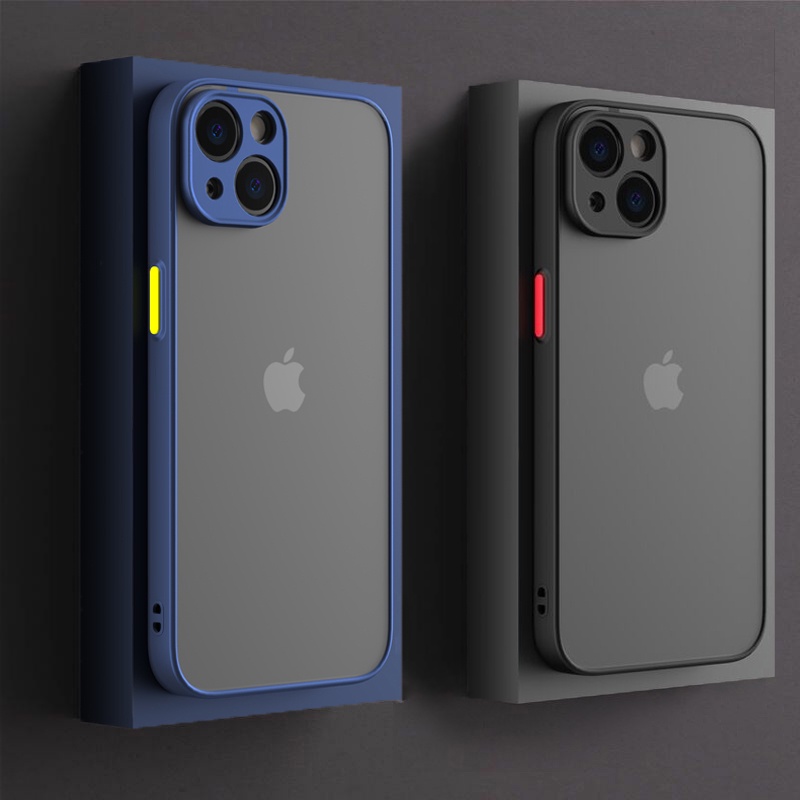 Capa de silicone flex vel fosca resistente anti impacto para iphone 13