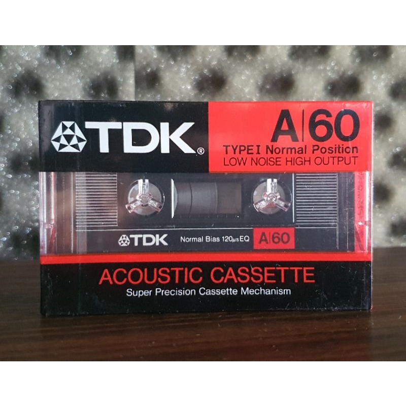 Fita K7 ( cassete ) TDK A-60 Lacrada / Virgem - Desconto no Preço