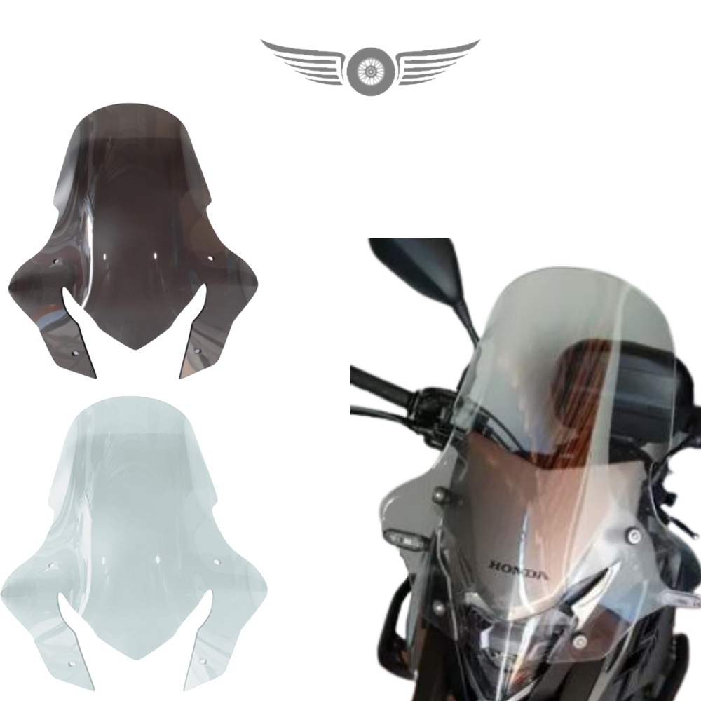BOLHA PARABRISA PARA MOTO XRE 300 / XRE300 A PARTIR DO ANO 2019 4 mm - Cristal ou Fume