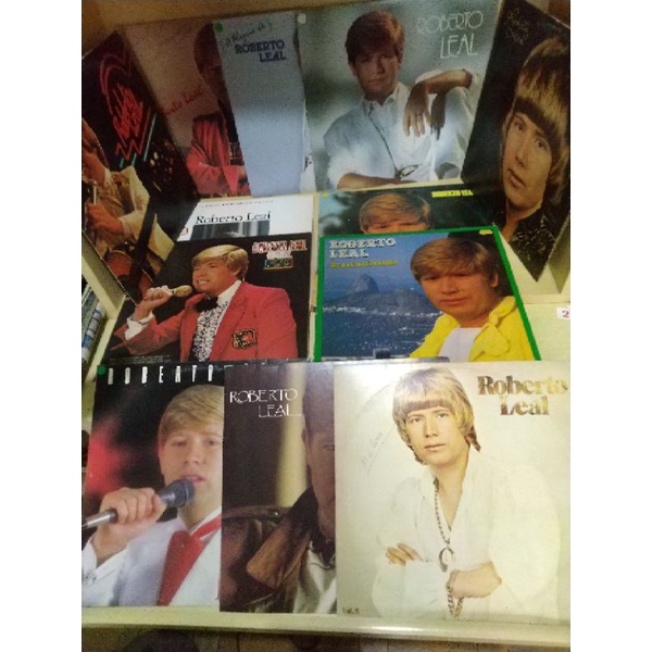Vinil coleção LPs ROBERTO LEAL - venda avulsa - de colecionador