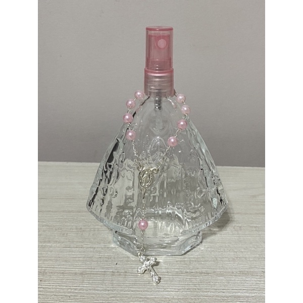 Vidro Nossa Senhora Aparecida 60 ml  com Spray Colorido e Mini Terço! Spray e Mini terço à sua escolha