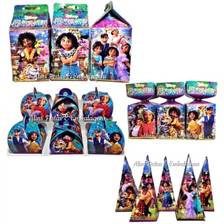 Kit Lembrancinhas Encanto Papelaria 40 Caixinhas Festa Fácil.