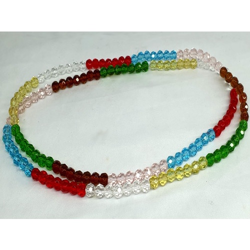 Guia Fio 7 Linhas Umbanda Guia Sete Linhas Umbanda Cristal 8mm 7 Cores