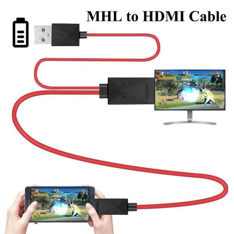 MHL To HDMI Adaptor 1080P Full HD Micro USB To HDMI TV Cable Adapter Shopee Brasil