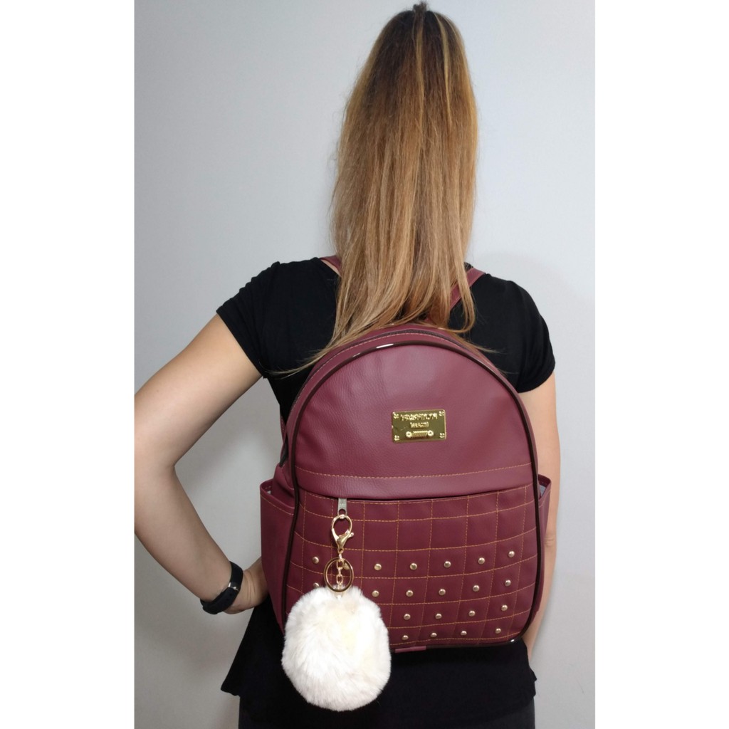 Mochila Mochilinha Feminina Diversas Ocasiões bolsa moda casual trabalho faculdade passeio escolar em Oferta na Shopee