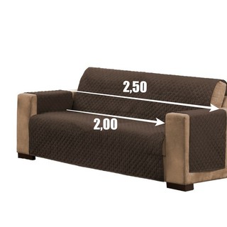 Protetor / Capa De Sofá IMPERMEÁVEL 2,50 ( Medida Total, Contando Com Os Braços). Fabricamos Para Qualquer Sofá Confira: Kawan_Enxovais