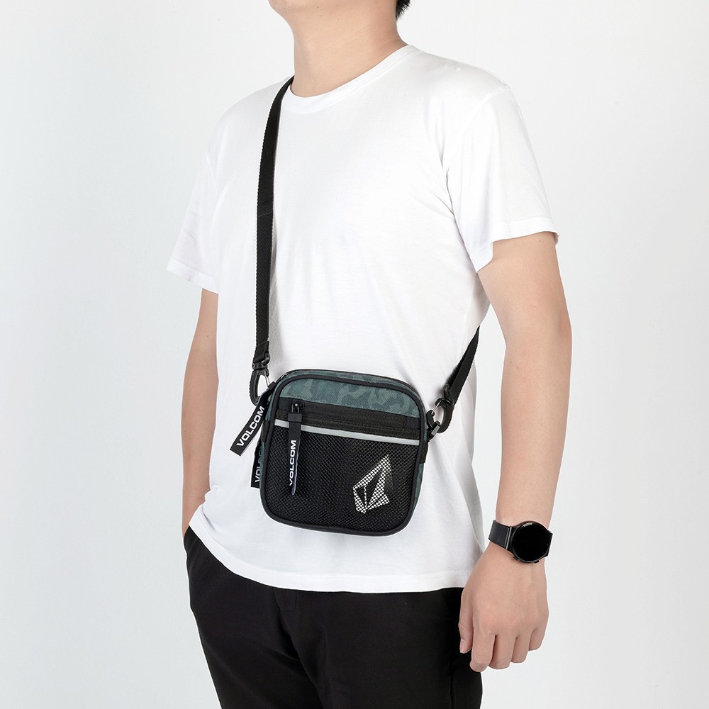Shoulder Bag Volcom Transversal Camuflada Estampada Original