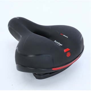 Banco Selim Super Confortável Vazado com Sinalizador Traseiro Largo Bicicleta Bike