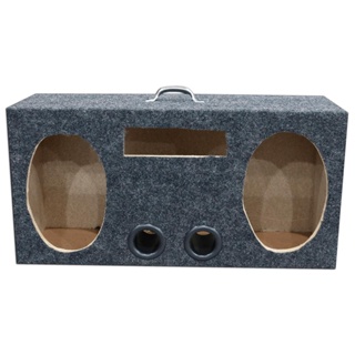 Caixa Vazia Ativa 2 De 6x9 Polegadas + Alça + Furo Radio em Oferta na Shopee