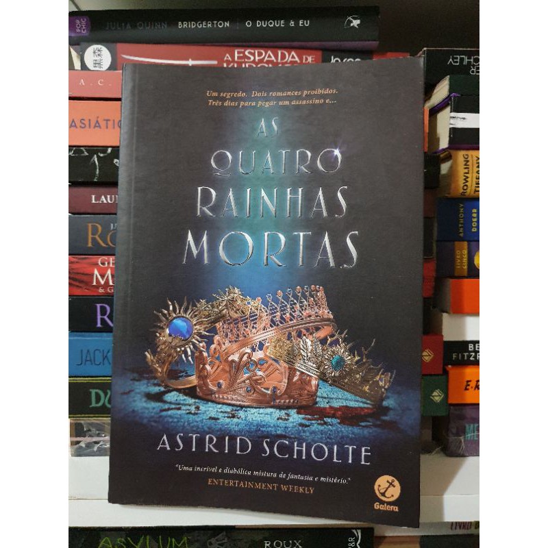 Livro As Quatro Rainhas Mortas Astrid Scholte Shopee Brasil