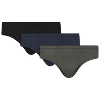 Kit com 3 Cuecas Slip Plus 100% Algodão Penteado Selene