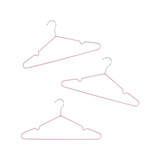 Conjunto De 3 Cabides De Metal Revestido De Pvc Finesse Oikos