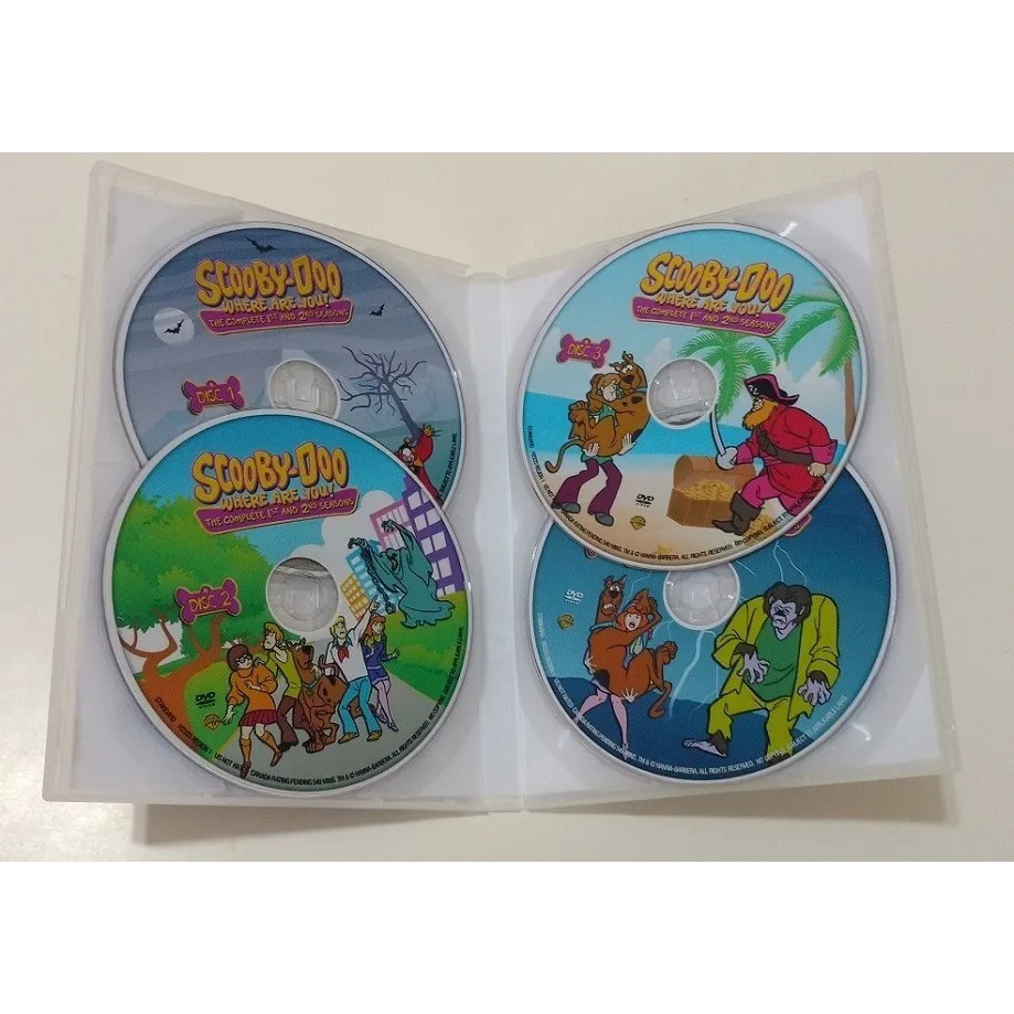 Dvd Scooby Doo Cadê Você - 1ª + 2ª Temporada - Completo — imagem 2 de 2