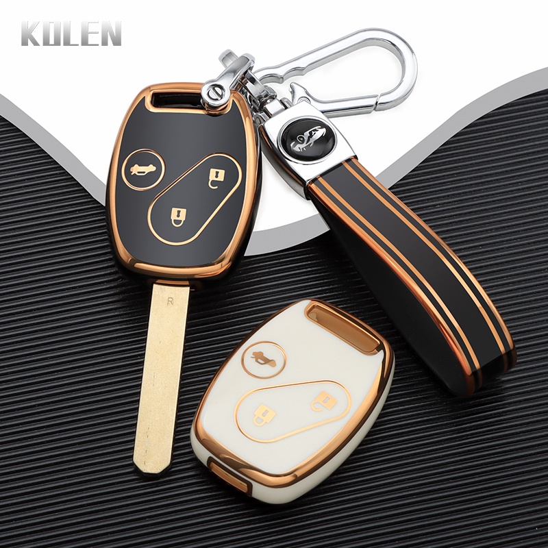TPU Capinha Para Chave Remota De Carro Honda Fit CIVIC JAZZ Pilot Accord CR-V Freed StepWGN Acessórios De Insight