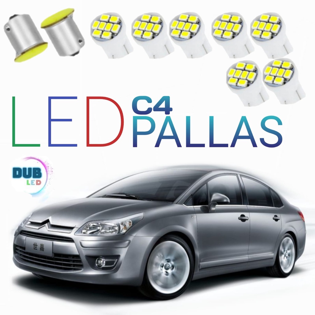 Kit Led Citroen C4 Pallas Super Branca | Shopee Brasil