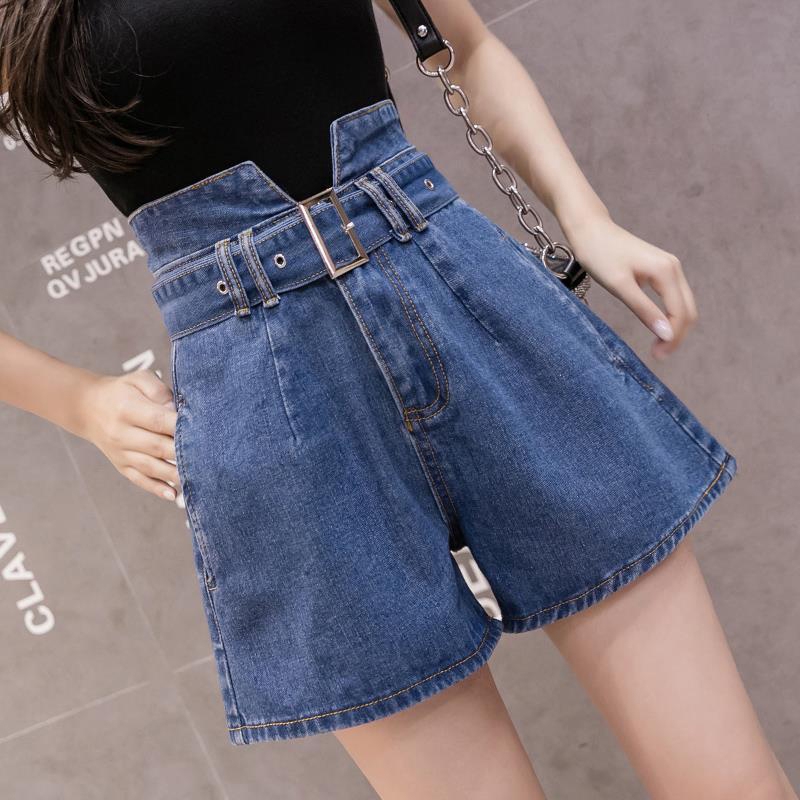 short jeans cintura alta vintage