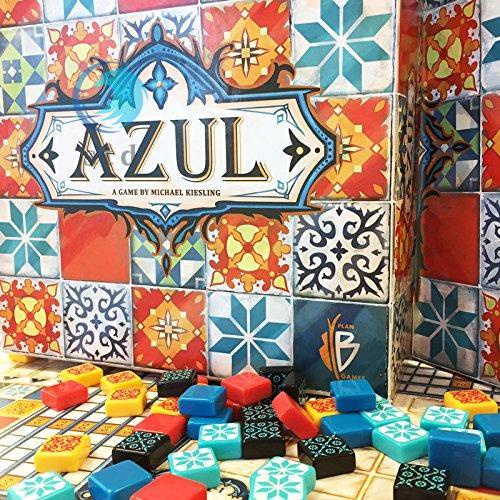 Azul Card Board Game Plastic Chips and Cloth Bag Strategy Toy
