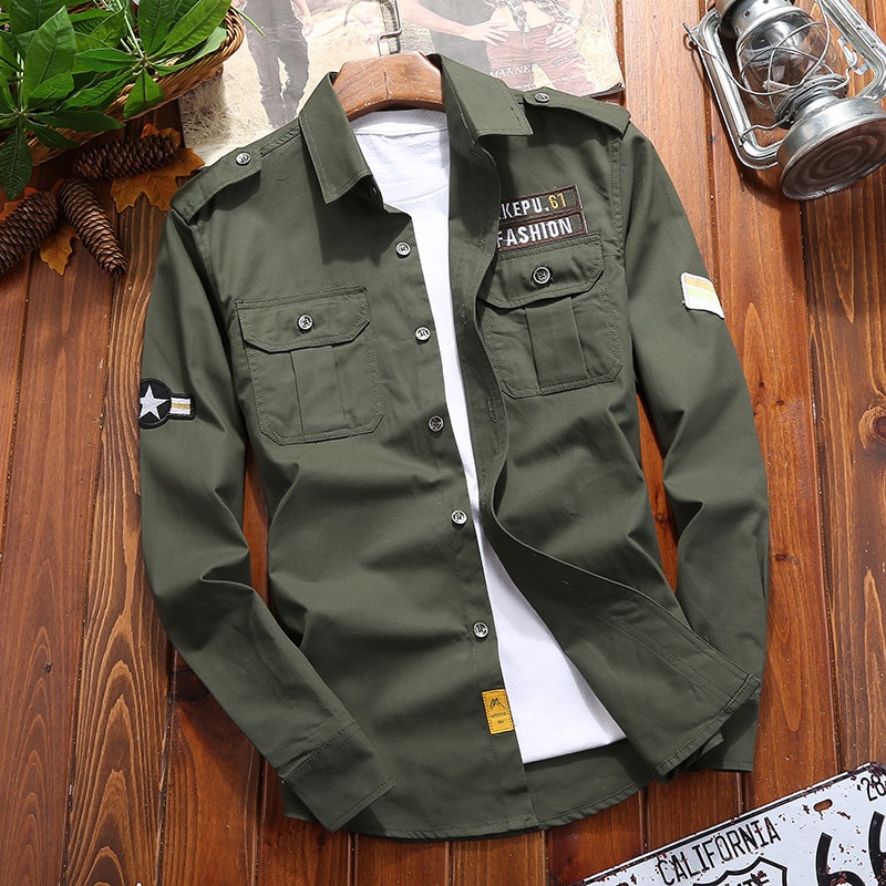 Jaqueta verde hot sale militar masculino