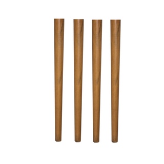 Conjunto 4 Pés Palitos De 60 Cm Retro Para Móveis E Chapinha