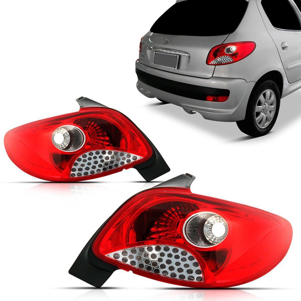 Par Lanterna Peugeot 207 Hatch 2012 2013 2014 - Spare Parts and Accessories for Vehicles