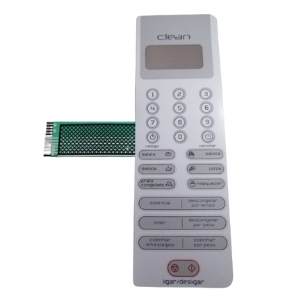 Membrana Teclado Microondas Brastemp BMS18 Clean
