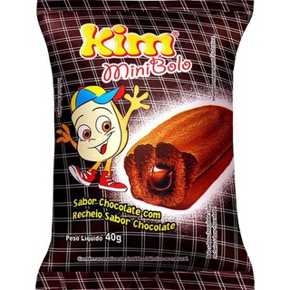 KIT COM 2 - Bolo Chocolate com Chocolate Kim 70g - NÃO vai leite.