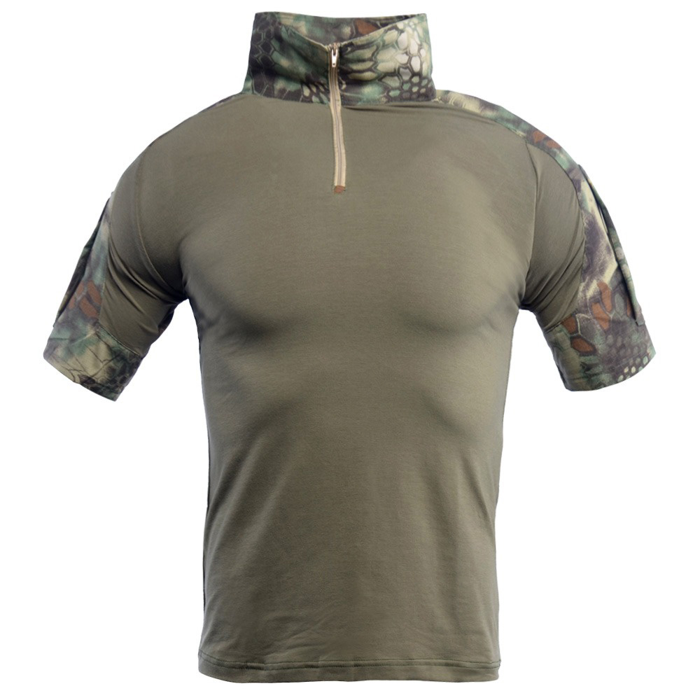 Camiseta Tática Manga Curta Frog Suit FROGS Python Verde Westland VP