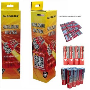 Pilha Comum AA Pilha Palito AAA Com 60 Unidades