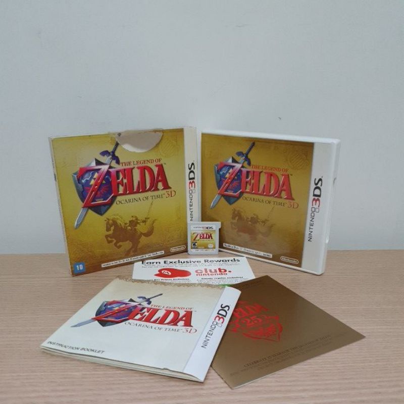 Jogo The Legend Of Zelda Ocarina Of Time 3d 3ds Midia Fisica