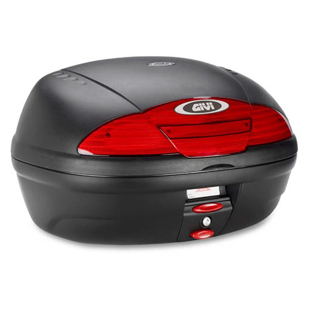 Bau traseiro moto Universal Givi 45 Litros E450n lente vermelha