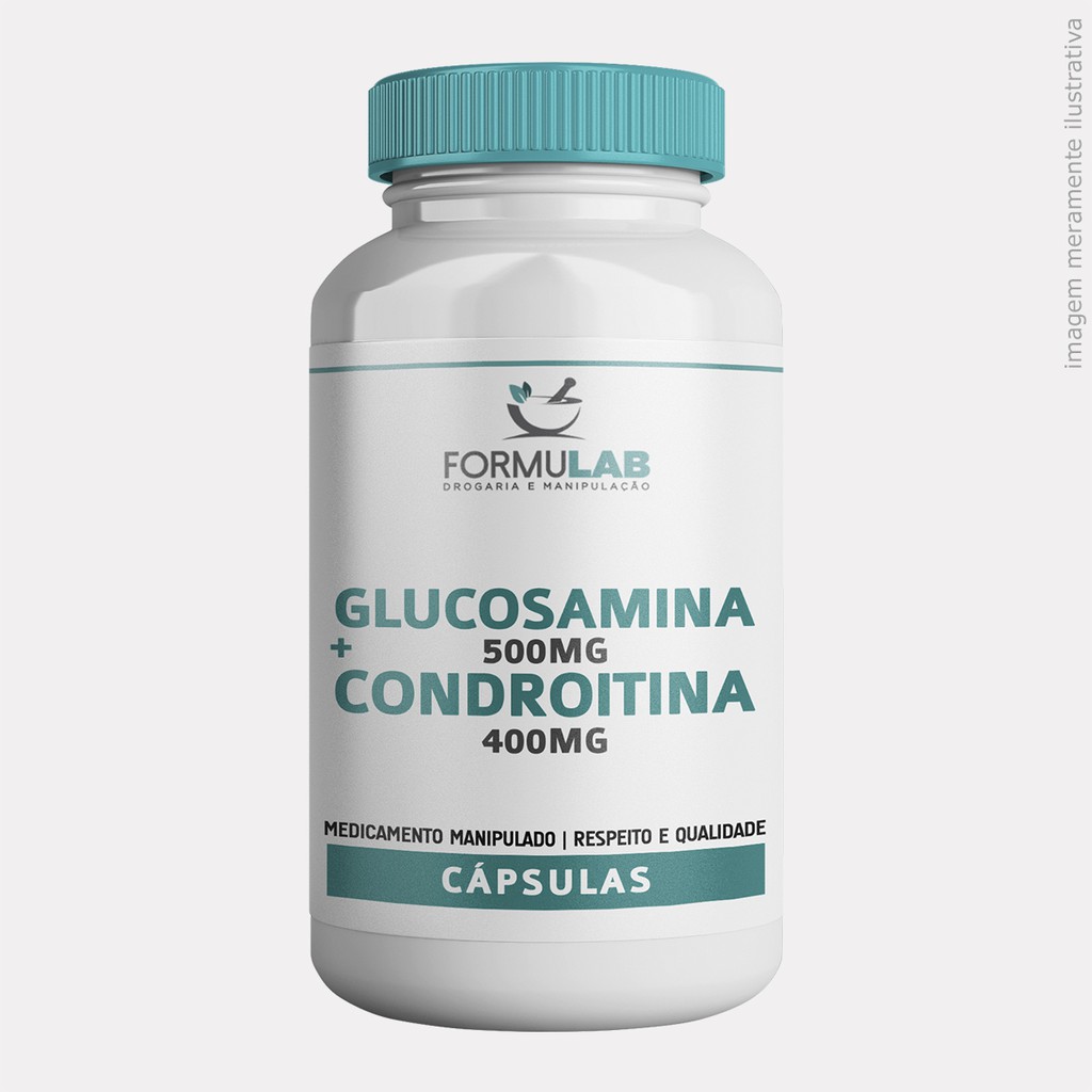 Glucosamina 500mg Condroitina 400mg - 120 Doses