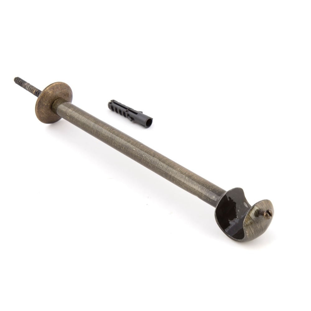 Suporte Simples longo de parede para cortina 19 mm ou 28mm NÃO É PAR VENDIDO A UNIDADE em Oferta na Shopee