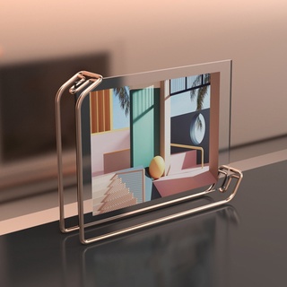 Moldura De Metal Quente Em Forma De L , Pôster De Bebê , Família , Arte Dupla Face , Suporte Para Fotos