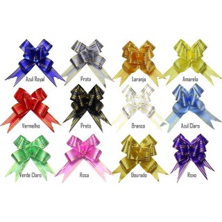 Laço Fácil Para Presente Pronto - 12x210mm/ 10 Unid em Oferta na Shopee