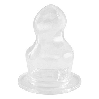 Kit 2 Bicos de Silicone Mamadeira Clássica 0 à 6 Meses Lillo