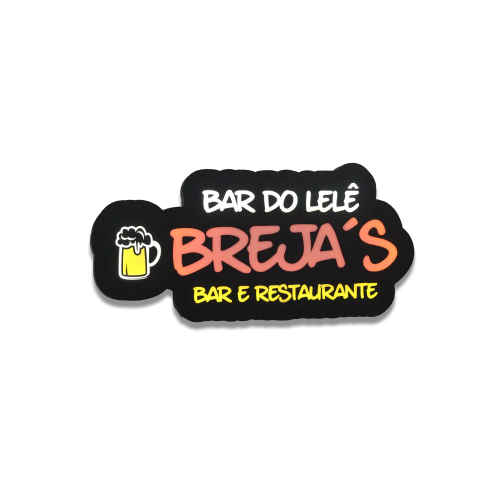 Luminoso Personalizado Redondo - Sua Marca 30x30