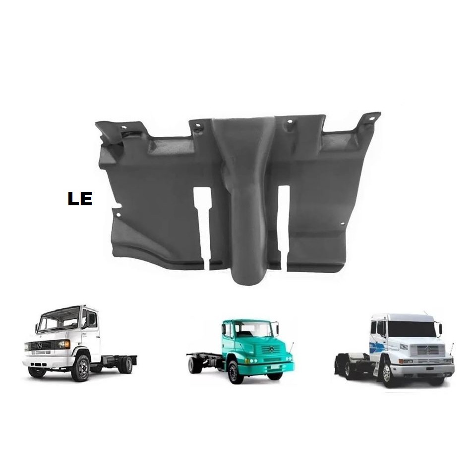 Revestimento Caminhão Pedal Cinza - Lado Esquerdo- Mb 709 710 1618 1941