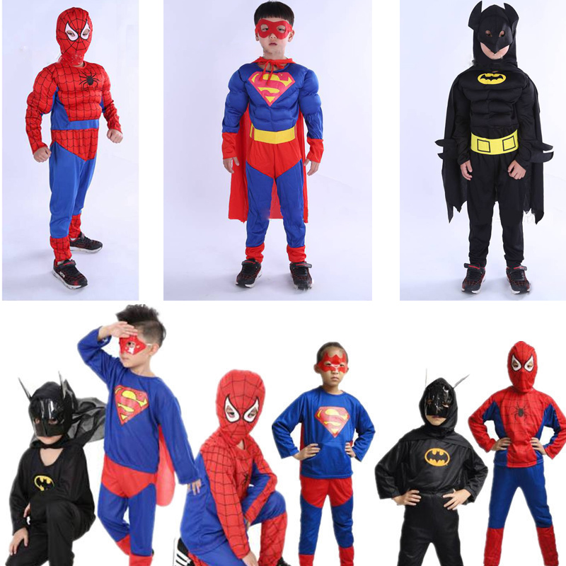 Marvel Superhero Spiderman Batman Superman Roupas Criança Festa De ...