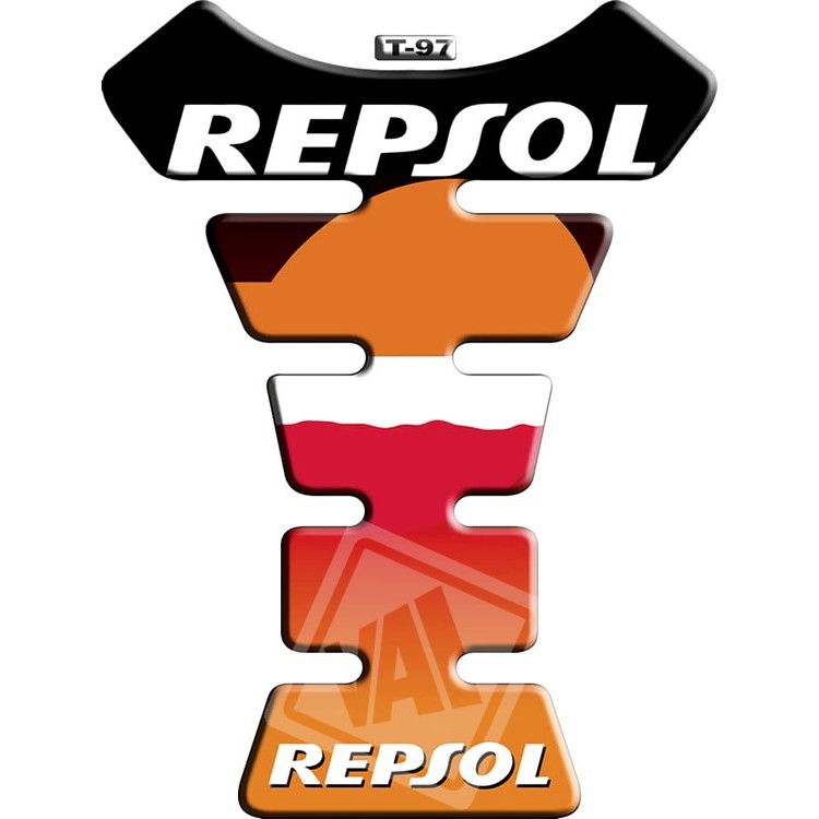 Adesivo Premium Moto Tankpad 3D Protetor Tanque Repsol 20